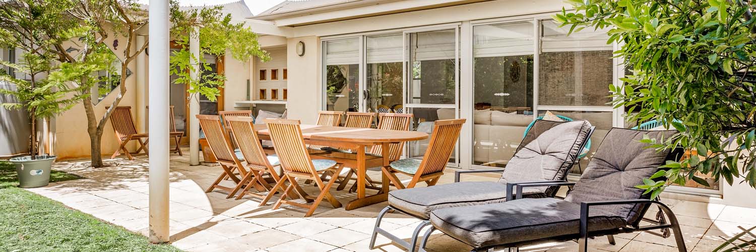 Interior living space of a Waterfront Dunsborough holiday house, ideal for large groups